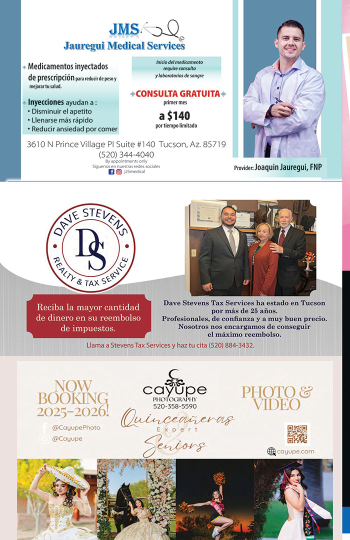 Anuncios en Revista Perfil Social